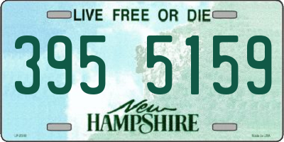 NH license plate 3955159