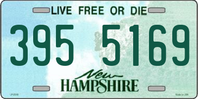 NH license plate 3955169
