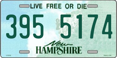 NH license plate 3955174