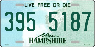 NH license plate 3955187