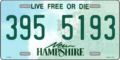 NH license plate 3955193