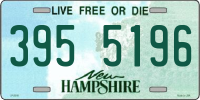 NH license plate 3955196
