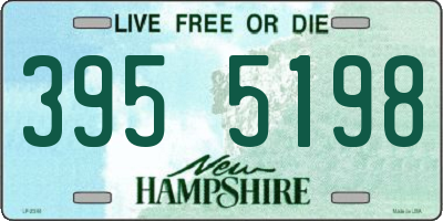 NH license plate 3955198