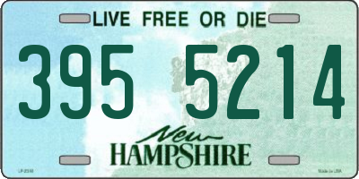NH license plate 3955214