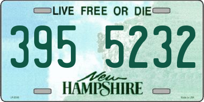 NH license plate 3955232
