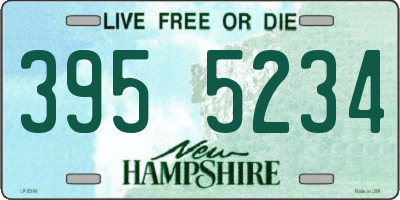 NH license plate 3955234