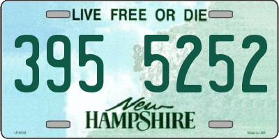 NH license plate 3955252