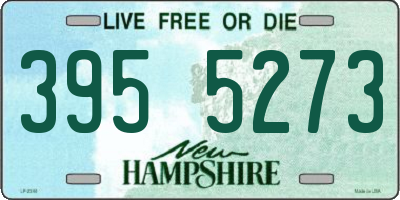 NH license plate 3955273