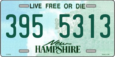 NH license plate 3955313