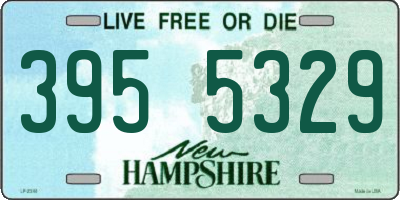 NH license plate 3955329