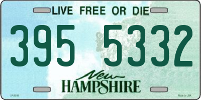 NH license plate 3955332