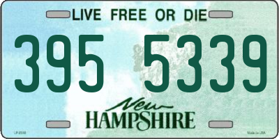 NH license plate 3955339