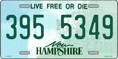 NH license plate 3955349