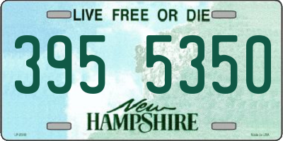 NH license plate 3955350