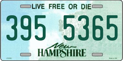 NH license plate 3955365