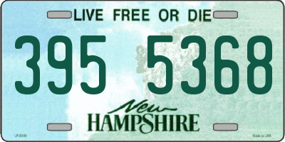 NH license plate 3955368