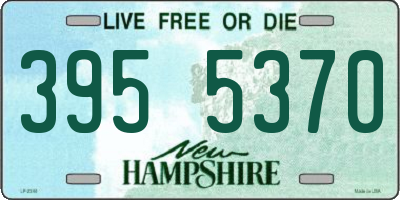 NH license plate 3955370