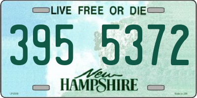 NH license plate 3955372