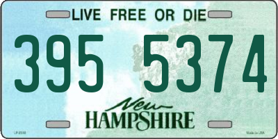 NH license plate 3955374