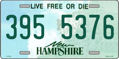 NH license plate 3955376