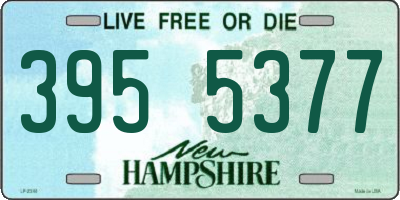 NH license plate 3955377
