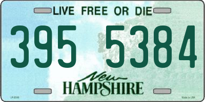 NH license plate 3955384