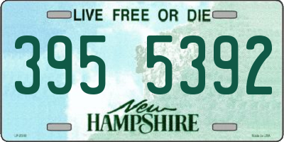 NH license plate 3955392
