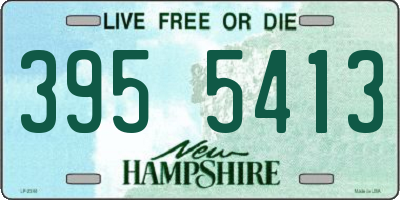 NH license plate 3955413