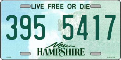 NH license plate 3955417