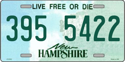 NH license plate 3955422