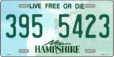 NH license plate 3955423
