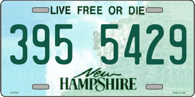 NH license plate 3955429