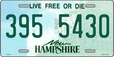 NH license plate 3955430