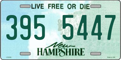 NH license plate 3955447