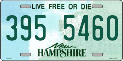 NH license plate 3955460