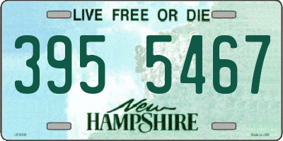 NH license plate 3955467