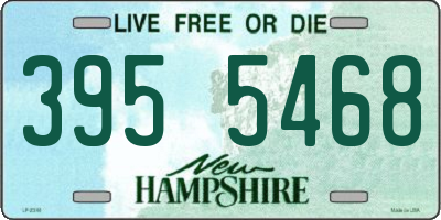NH license plate 3955468