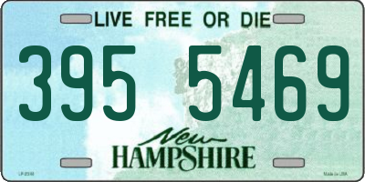 NH license plate 3955469
