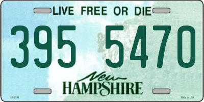 NH license plate 3955470