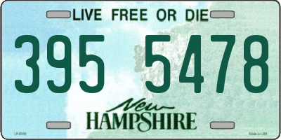 NH license plate 3955478