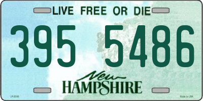 NH license plate 3955486