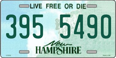 NH license plate 3955490