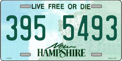 NH license plate 3955493