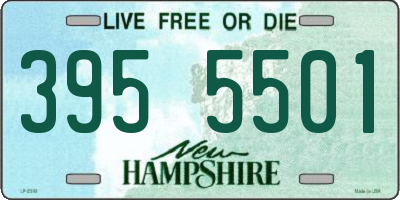 NH license plate 3955501