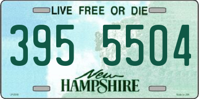 NH license plate 3955504