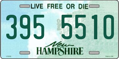 NH license plate 3955510
