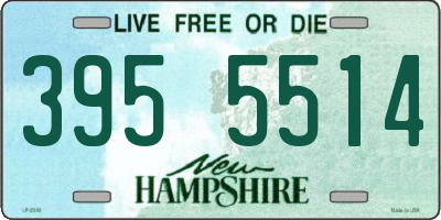 NH license plate 3955514