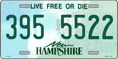 NH license plate 3955522