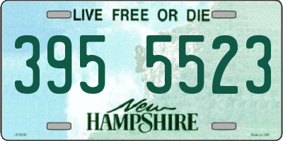 NH license plate 3955523