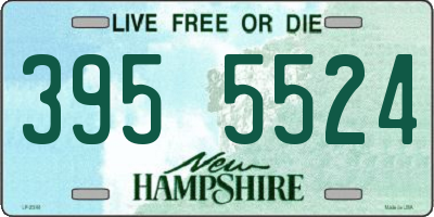 NH license plate 3955524